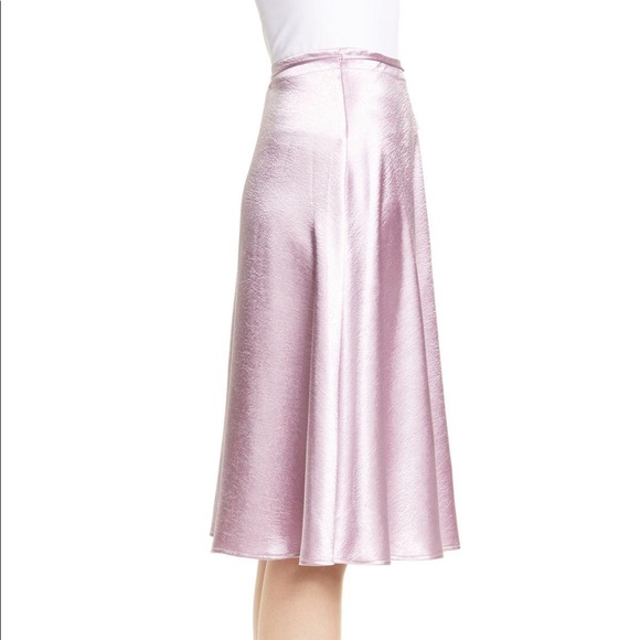 Joie Pink Satin Skirt - Picture 2 of 4